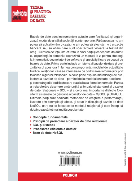 Teoria şi practica bazelor de date