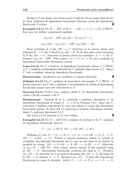 Teoria şi practica bazelor de date