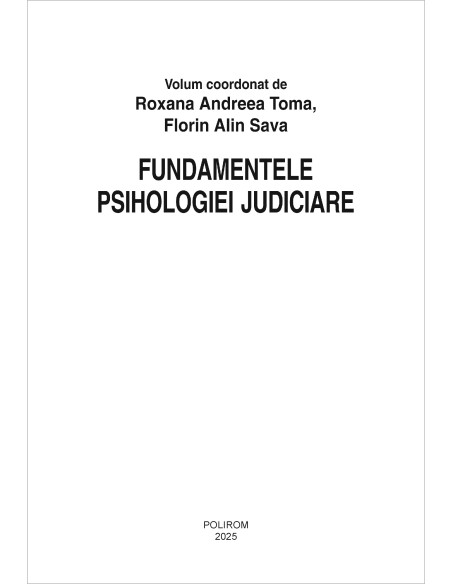 Fundamentele psihologiei judiciare