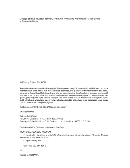 Preşcolarul în familie şi la grădiniţă