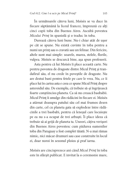 Cod 612. Cine l-a ucis pe Micul Prinţ?