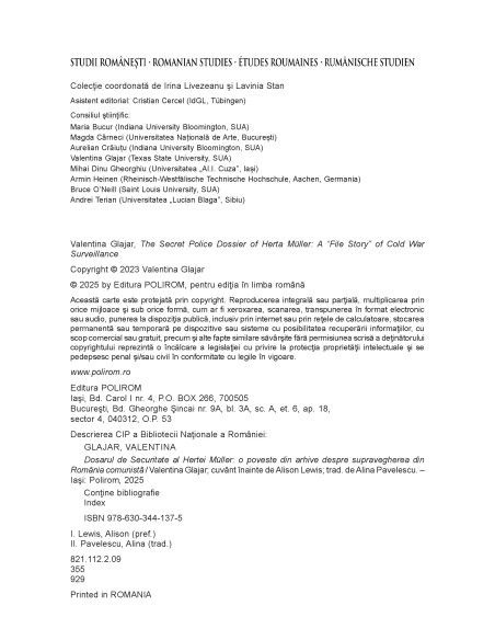 Dosarul de Securitate al Hertei Müller