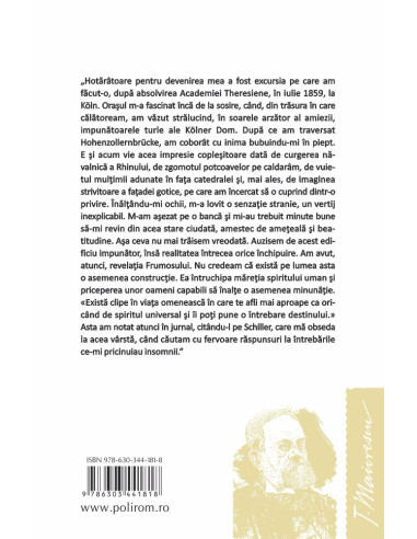 Maiorescu. Confesiunile unui stoic