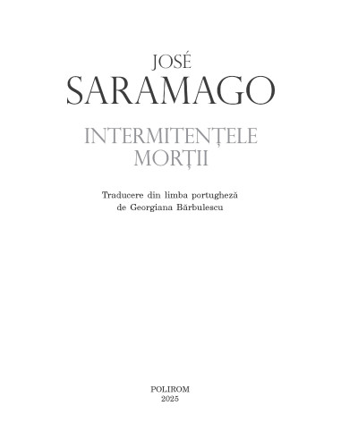 Intermitenţele morţii