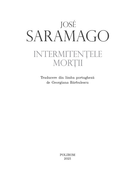 Intermitenţele morţii