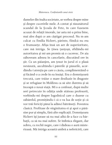 Maiorescu. Confesiunile unui stoic