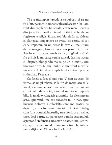 Maiorescu. Confesiunile unui stoic