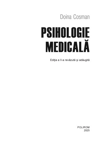 Psihologie medicală