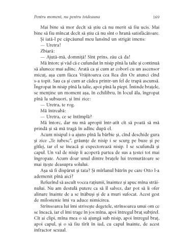 Pentru moment, nu pentru totdeauna