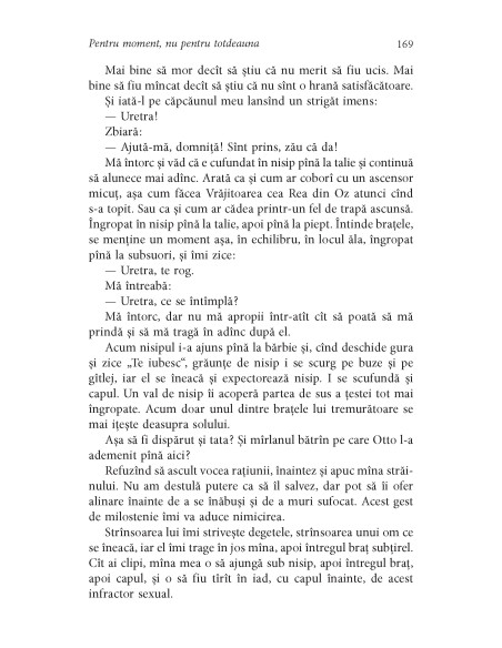 Pentru moment, nu pentru totdeauna