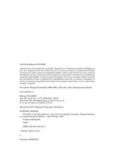 Filosofia şi limitele gândirii