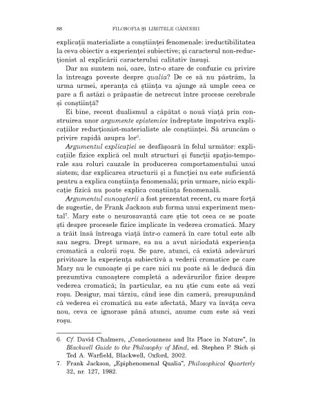 Filosofia şi limitele gândirii