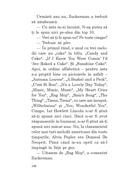 Zuckerman dezlănţuit