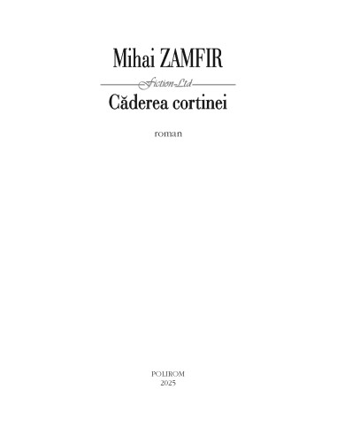 Căderea cortinei Căderea cortinei