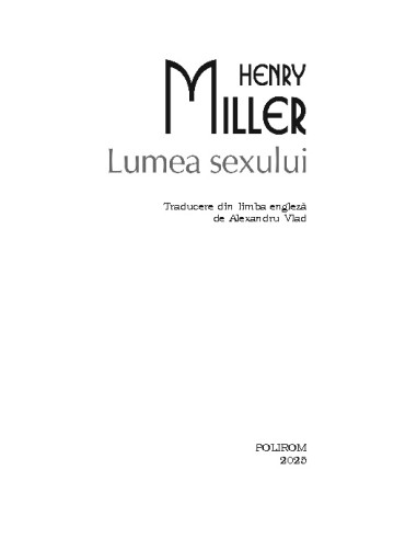 Lumea sexului