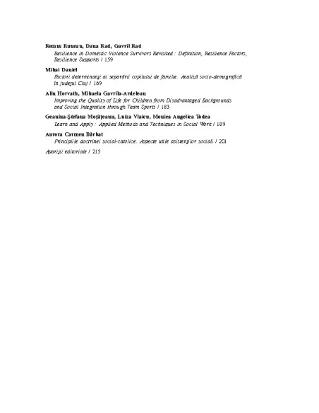 Revista de asistenţă socială. Nr. 2/2025