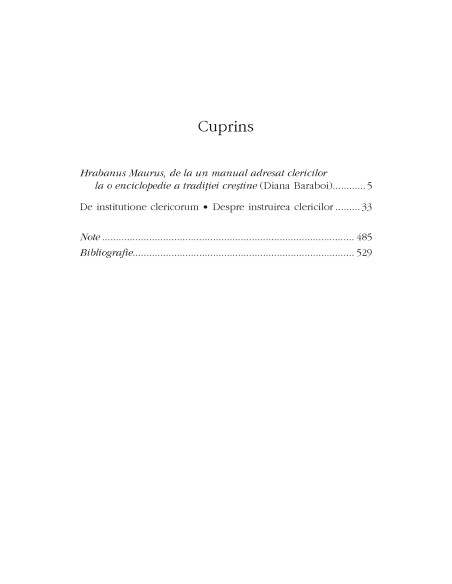 Despre instruirea clericilor