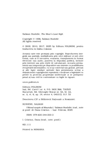 Ultimul suspin al Maurului