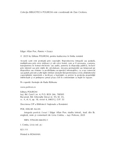 Integrala poetică * Eseuri