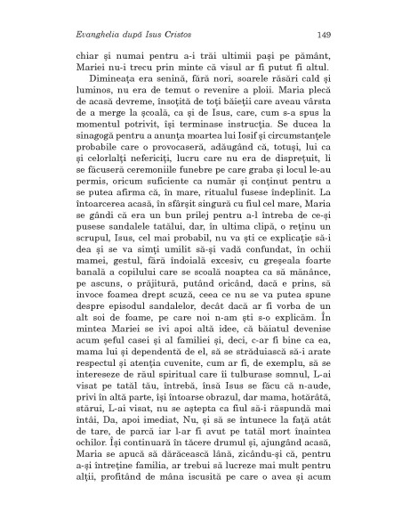 Evanghelia după Isus Cristos