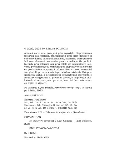 Ce preferi? Ce preferi?