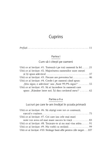 Uită ce ai învăţat!