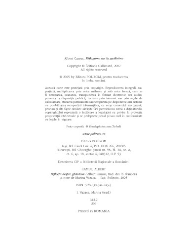 Reflecţii despre ghilotină