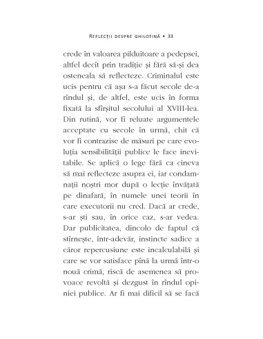 Reflecţii despre ghilotină