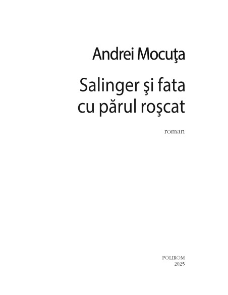 Salinger şi fata cu părul roşcat