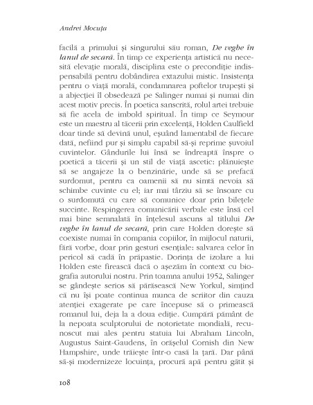 Salinger şi fata cu părul roşcat