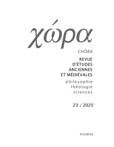 Chôra. Revistă de studii antice şi...