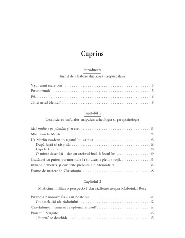 Despre toate fenomenele paranormale,...