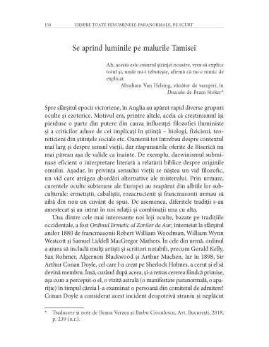 Despre toate fenomenele paranormale,...