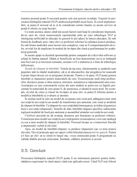 Introducere în utilizarea inteligenţei artificiale în educaţie