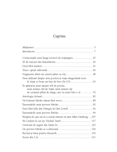 Fragmente dintr-un carnet pătat cu vin