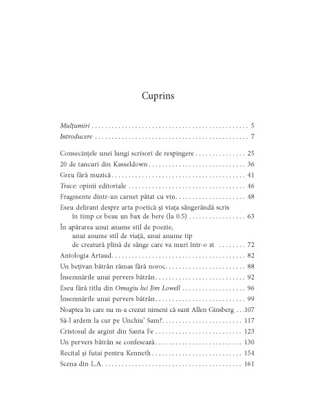 Fragmente dintr-un carnet pătat cu vin