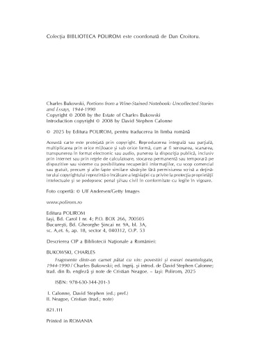 Fragmente dintr-un carnet pătat cu vin