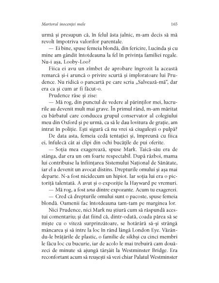 Martorul inocenţei mele