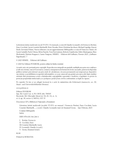 Literatura latină medievală Literatura latină medievală