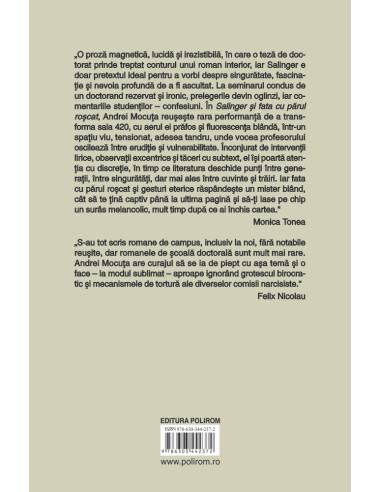 Salinger şi fata cu părul roşcat Salinger şi fata cu părul roşcat