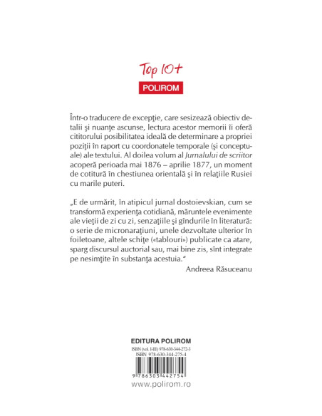 Jurnal de scriitor. Volumul II