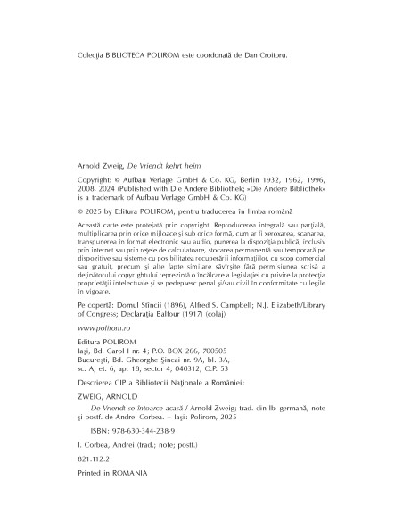 De Vriendt se întoarce acasă