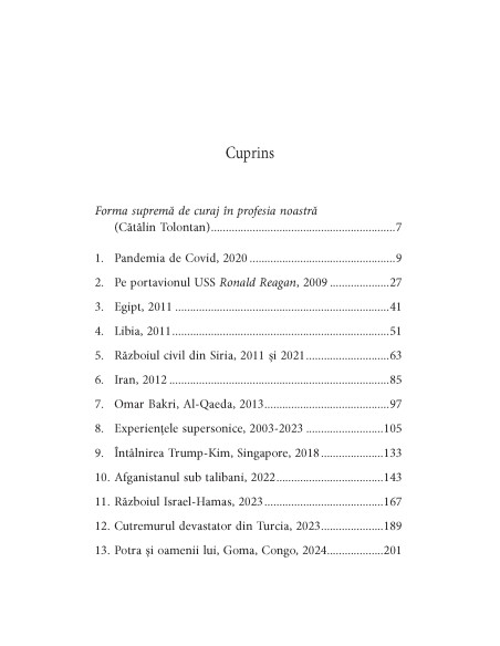 În direct din linia întâi