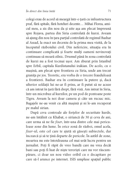 În direct din linia întâi