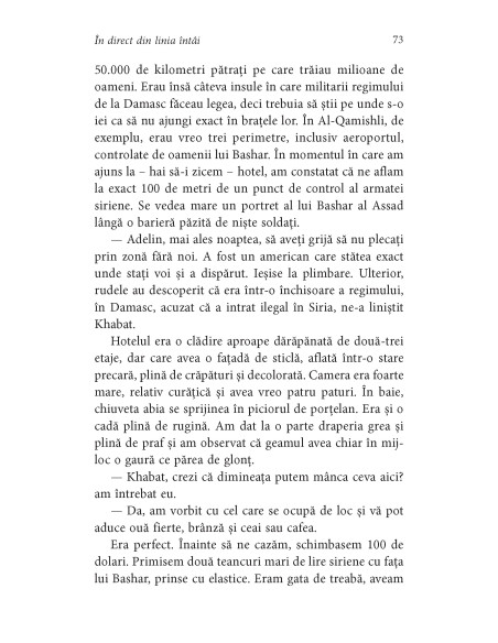 În direct din linia întâi