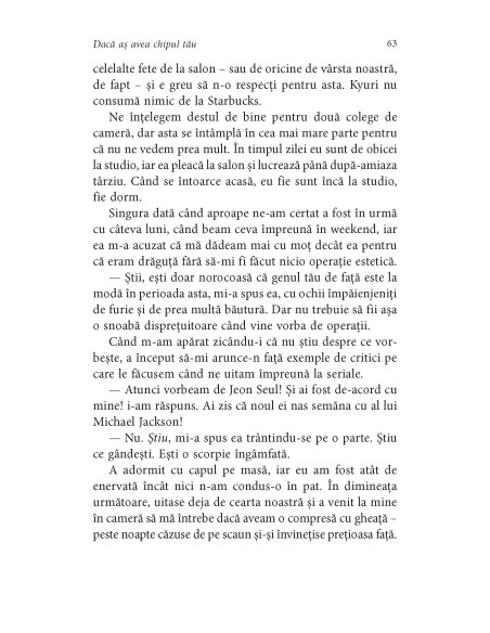 Dacă aş avea chipul tău