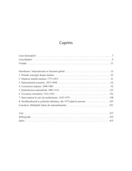 Naţionalismul. O istorie globală