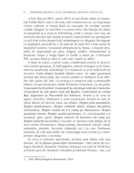 Despre instruirea clericilor