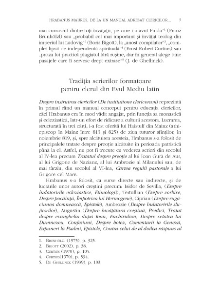 Despre instruirea clericilor