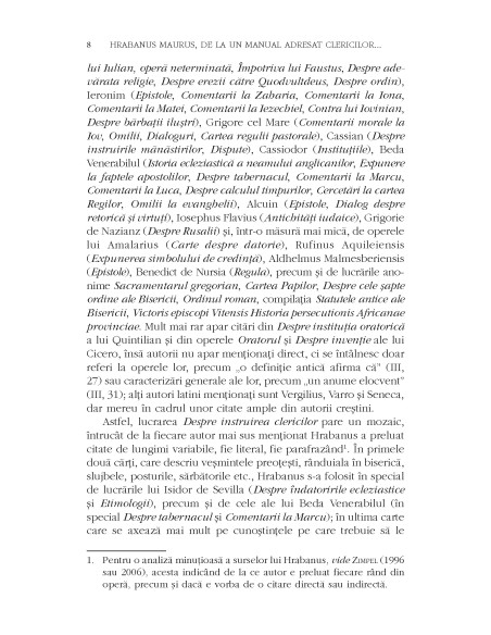 Despre instruirea clericilor